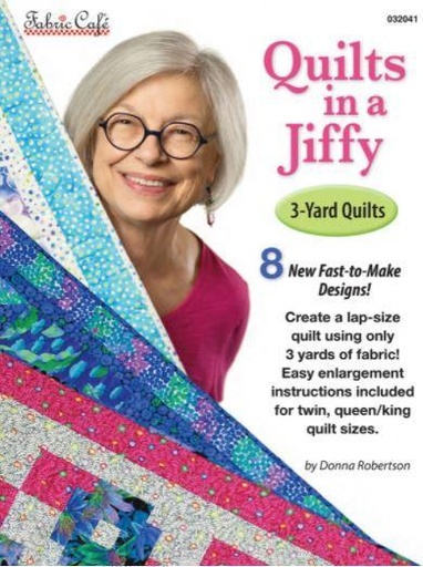 [FC-032041] Quilts In A Jiffy By Donna Robertson From Fabric Cafe