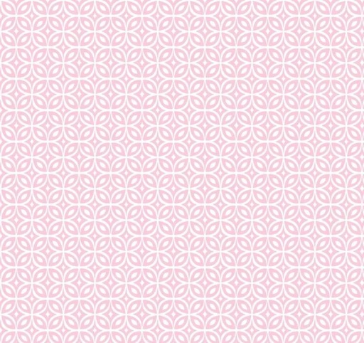 [PB-WHIM4413LP] Whimsy Light Pink Interlocking Circles From P&B Textiles