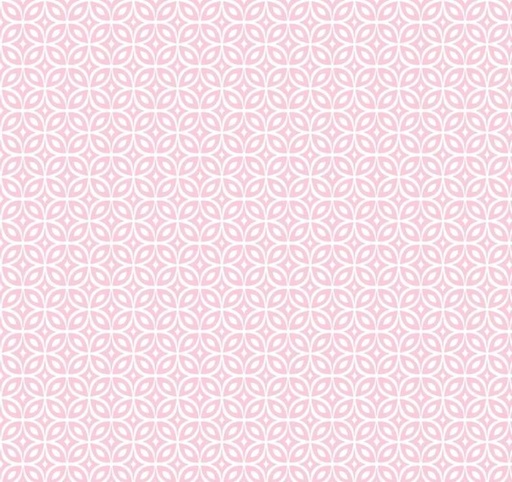 [PB-WHIM4413LP] Whimsy Light Pink Interlocking Circles From P&B Textiles