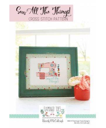 [FT-8238] Sew All the Things Cross Stitch Pattern from  Flamingo Toes