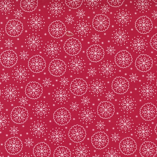 [MOD-20742-13] Holiday Essentials Christmas Snow Red From Moda Fabrics