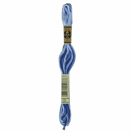 [DMC-117 121] Dmc 121 Variegated Delft Blue Floss