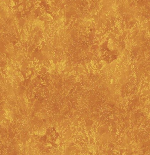 [HOF-4856-624] Gold Ochre Texture W/Gold Metallic From Hoffman 