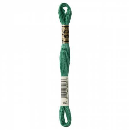 [DMC-117-163] Dmc 163 Medium Celedon Green Floss 