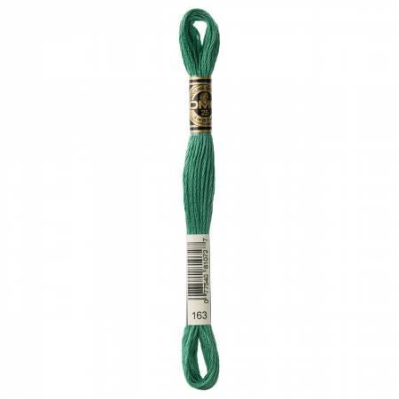 [DMC-117-163] Dmc 163 Medium Celedon Green Floss 