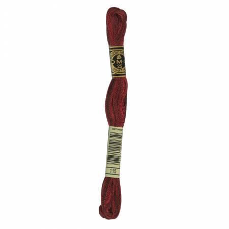 [DMC-117-115] Dmc Floss Color 115 Variegated Garnet