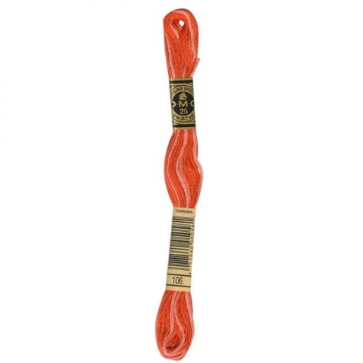[DMC-117-106] Dmc Floss Variegated Coral Color 106