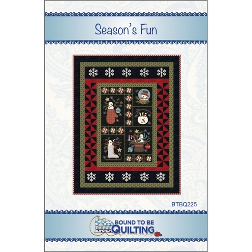[EES-BTBQ225] Season's Fun Pattern from Bound to be Quilting