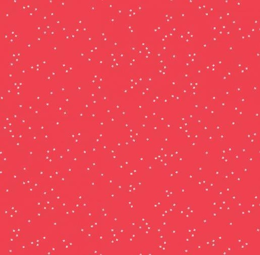 [RB-C715-Cay] Blossoms White On Cayenne  Background From Riley Blake Designs