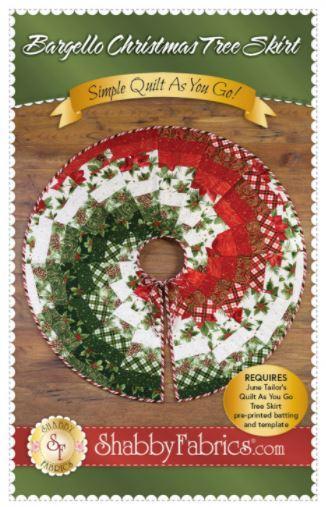 [SF-50041] Bargello Christmas Tree Skirt from Shabby Fabrics