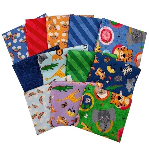 [PP-NoahFriends FQB] Noah & Friends Fat Quarter Bundle From Clothworks