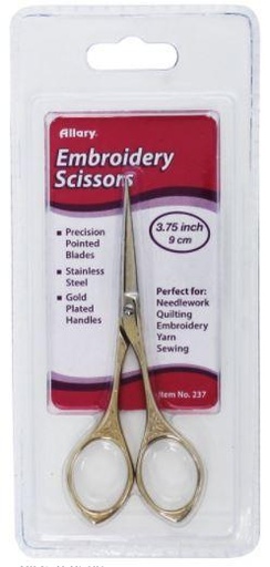 [CKR-237A] Teardrop Embroidery Scissors From Allary