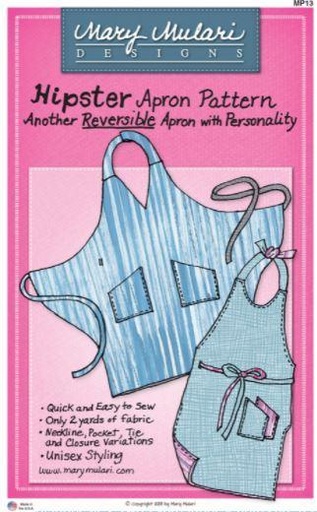 [MUP-13] Hipster Apron Pattern By Mary Mulari Designs