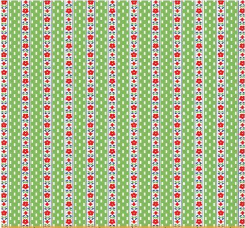 [WF-52737-5] Sugarcube Wallflowers Green From Windham Fabrics