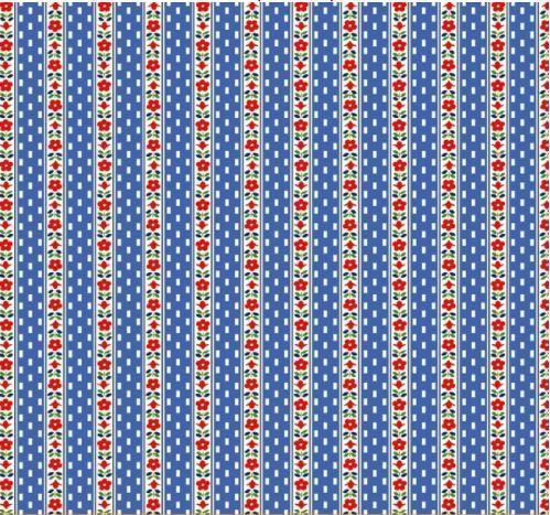 [WF-52737-8] Sugarcube Wallflowers Blue Royal From Windham Fabrics