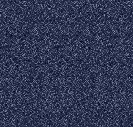 [FR-PWWM008.Navy] Morris & Co Kelmscott Seaweed Dot Navy For Free Spirit