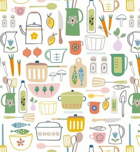 [HOBB-1747] Hobbies Cooking  Supplies White From Dashwood Studio