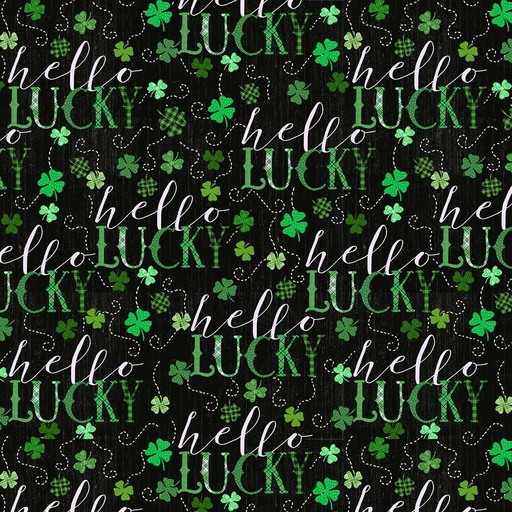 [HG-9738-69] Hello Lucky Shamrocks And Words From Henry Glass