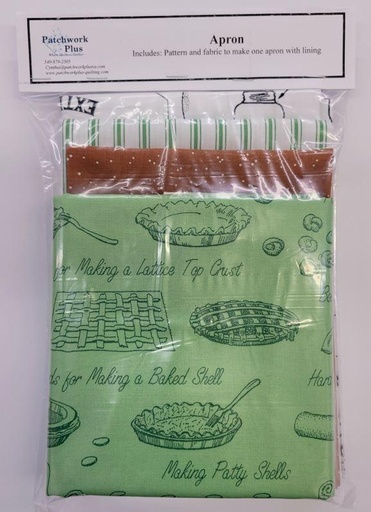 [Apron-SnowSweetGR] Apron Kit Snow Sweet Green