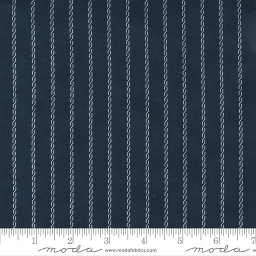 [MOD-49168-11] Starlight Gatherings Stripe Indigo  By Moda