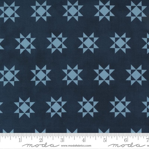 [MOD-49160-15] Starlight Gatherings Quilt Star Navy By Moda