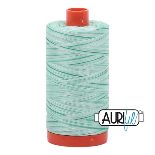 [MK-50-4661] Aurifil 50 Wt. Variegated Thread - Mint Julep 4661