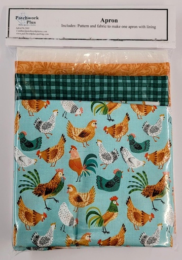 [APRON-DaleFarmGreen] Apron Kit Dale Farm Green