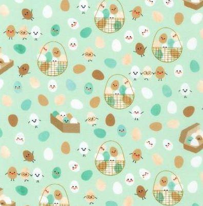 [KAF-20949-36] Farm To Table Eggs Aloe By Ann Kelle Designs  From Robert Kaufman