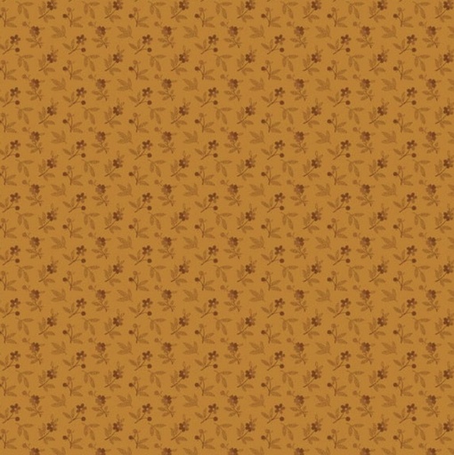 [MB-1774-Cheddar] Cheddar & Coal Spent Blooms Cheddar By Pam Buda From Marcus Fabrics