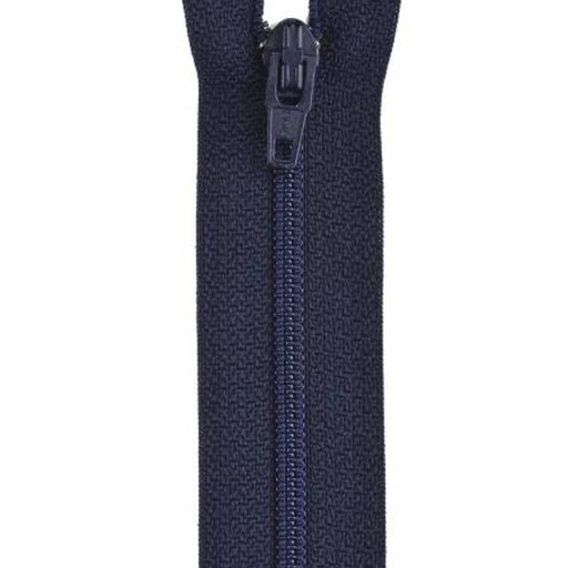 [COA-F72-9-13] All-Purpose Polyester Coil Zipper 9In Navy By Coats & Clark