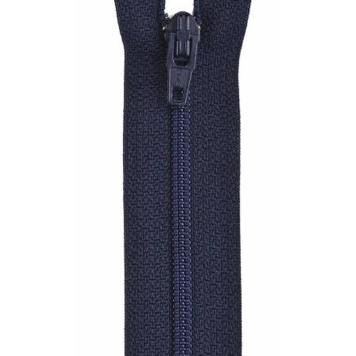 [COA-F72-9-13] All-Purpose Polyester Coil Zipper 9In Navy By Coats & Clark