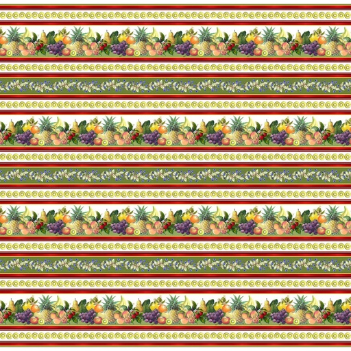 [B-1888-66] Fruit For Thought Fruit Stripe From Blank Quilting Corp