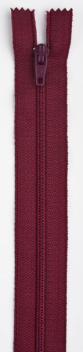 [COA-F72-9-39B] All-Purpose Polyester Coil Zipper 9In Barberry Red By Coats