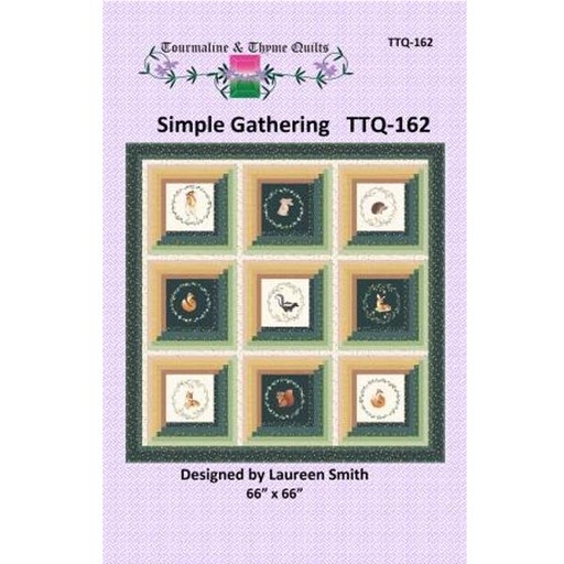 [ttq-Simple] Simple Gathering Pattern By Tourmaline & Thyme Quilts