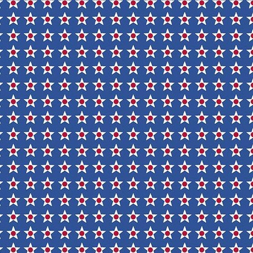 [AND-9941-B] Star Spangled Small Stars Blue For Andover Fabrics