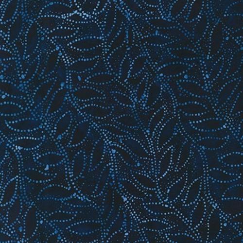 [KAUF-20833-62] Kasuri Artisan Batiks: Foliage Indigo By Lunn Studios For Robert Kaufman