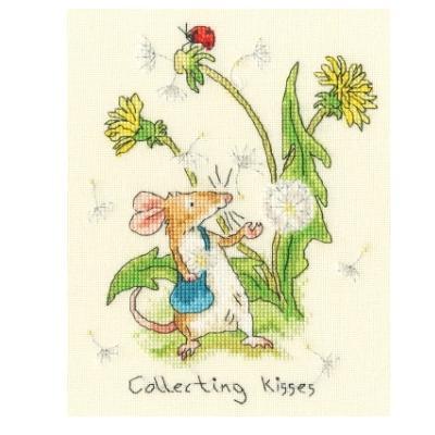 [WIC-XAJ9] Collecting Kisses by Anita Jeram from Bothy Threads