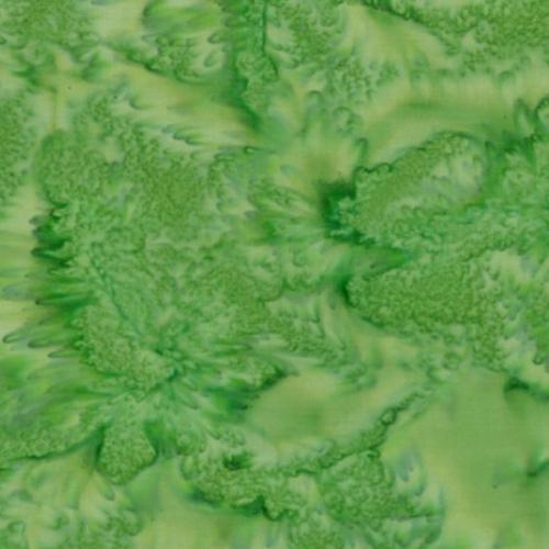 [HOF-1895-354] Bali Batik Watercolors Kelly From Hoffman Fabrics