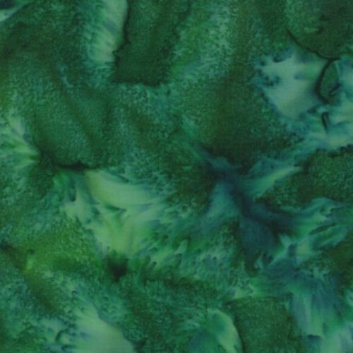 [HOF-1895H-237] Bali Batik Watercolors Aventurine From Hoffman Fabrics