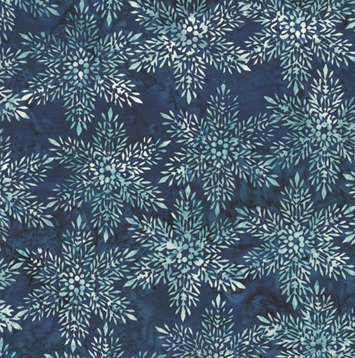 [HOF-MR25-19] Into The Mist Batiks Navy By Mckenna Ryan from Hoffman Fabrics