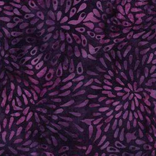 [IB-112111495] Passion Petals Small Petal Eggplant From Island Batik
