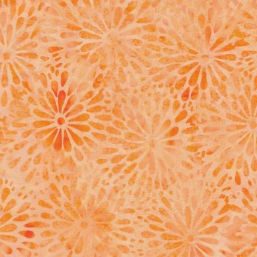 [IB-BE34-C1] Blender Round Petal Floral Cantaloupe From Island Batik