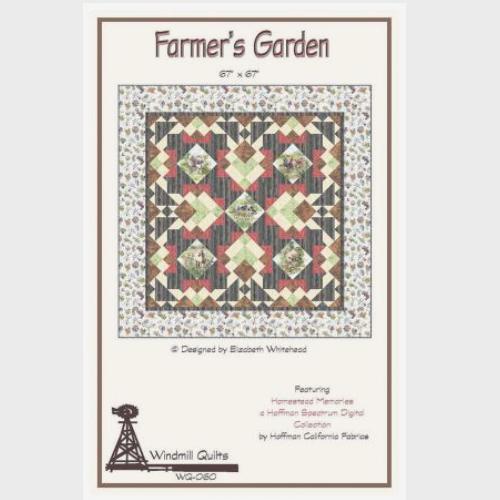 [WMQ-060] Farmer's Garden by Elizabeth Whitehead from Windmill Quilts