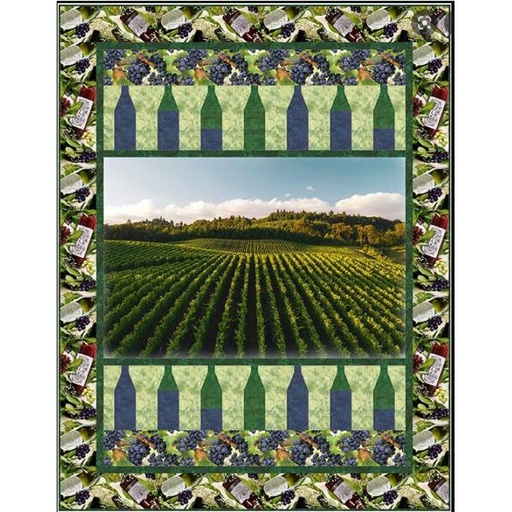 [PP-VineyardQuilt] Vineyard Quilt Kit Featuring Hoffman Fabrics