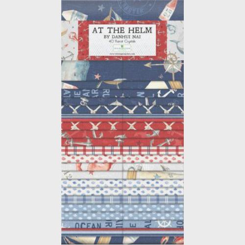 [WP-840-716-840] At the Helm 2.5" Squares by Danhui Nai for Wilmington Prints