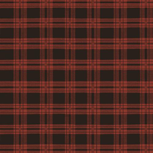 [COW-3442-50] Living The Dream Plaid Blanket Light Brick By Dan Dipaolo For Clothworks