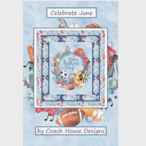 [CHD-2159] Celebrate June Wall Quilt Pattern  By Barbara Cherniwchan For Coach House Designs