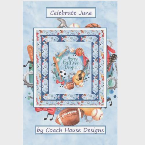 [CHD-2159] Celebrate June Wall Quilt Pattern  By Barbara Cherniwchan For Coach House Designs