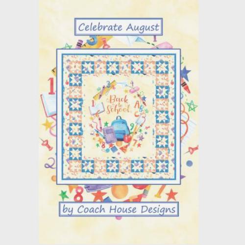 [CHD-2161] Celebrate August Wall Quilt Pattern By Barbara Cherniwchan For Coach House Designs