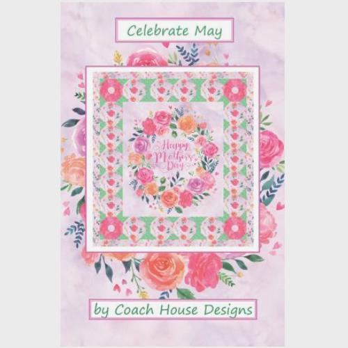 [CHD-2158] Celebrate May Wall Quilt Pattern By Barbara Cherniwchan For Coach House Designs